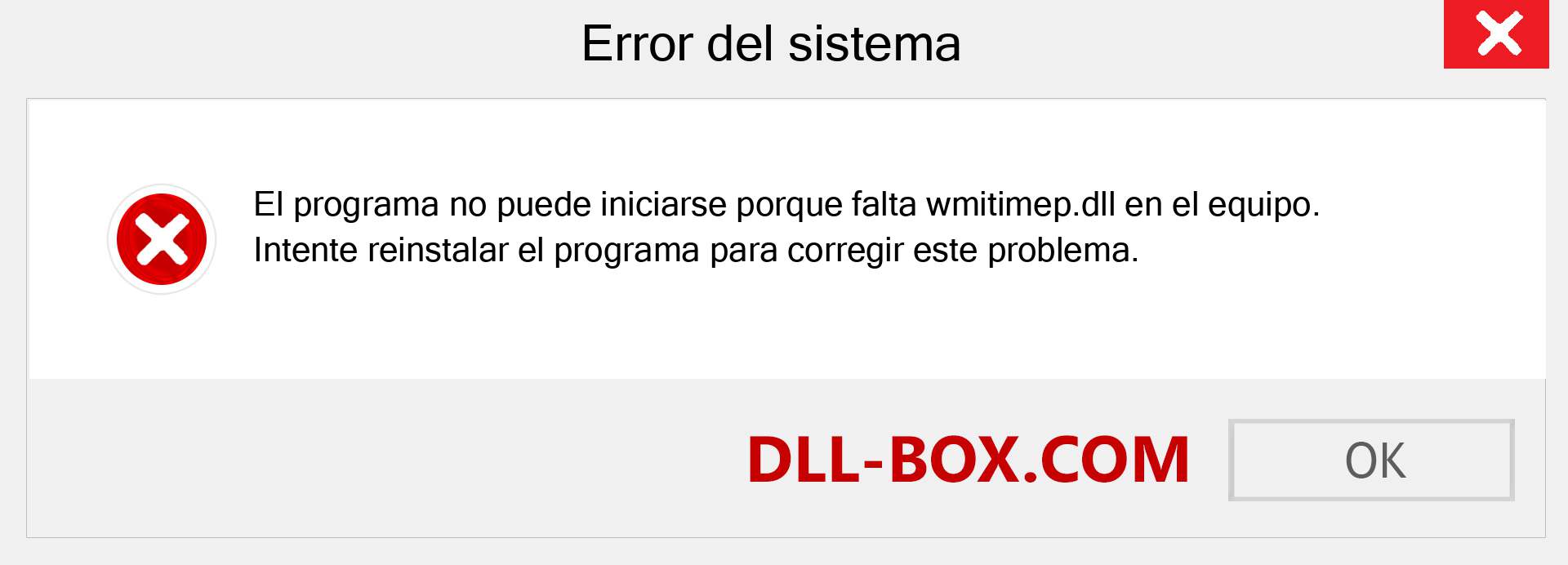 ¿Falta el archivo wmitimep.dll ?. Descargar para Windows 7, 8, 10 - Corregir wmitimep dll Missing Error en Windows, fotos, imágenes